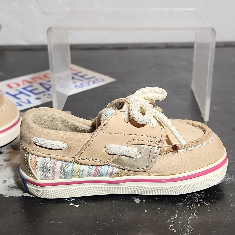 SPERRY Top Sider Crib Shoes 2M